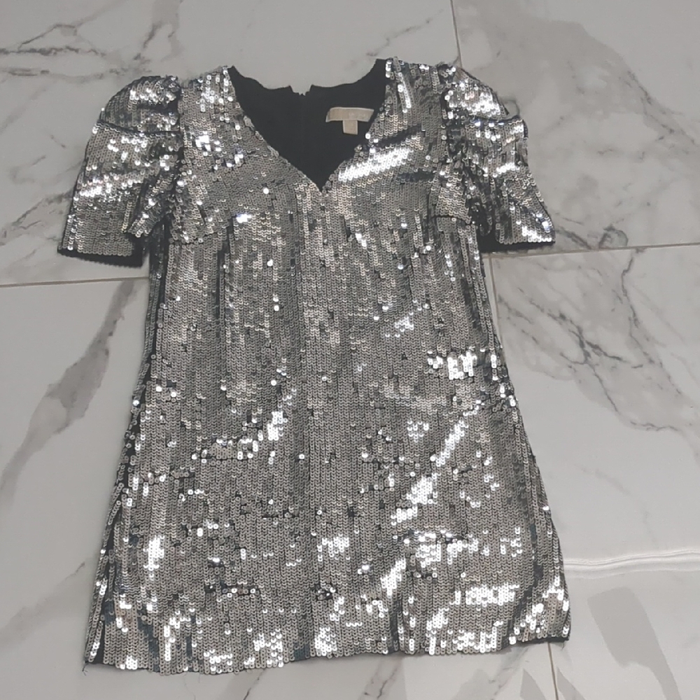Michael Kors Shimmering Silver  Dress